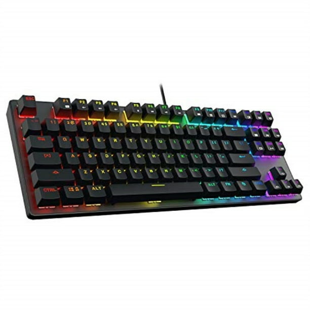 Cherry MX Silent Red Switch, Te 87K US Layout DREVO BladeMaster Te Cherry MX Clavier M/écanique Gamer